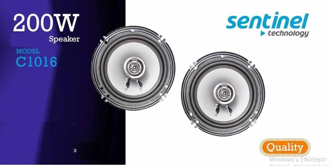 SENTINEL C1016 YUVARLAK HOPARLÖR 300W 16 CM (2 AD)
