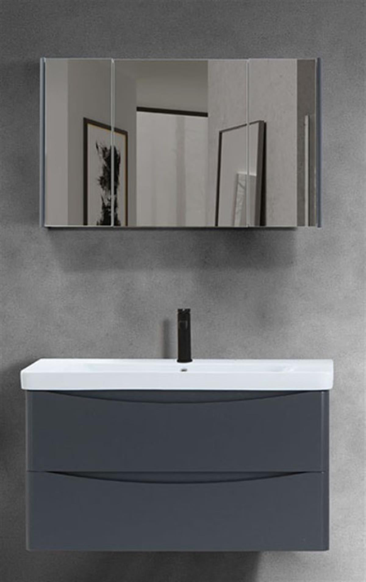MARTAT ET-ZEN102 MARTAT ZEN ANTRASİT 100X46 CM LAKE TAKIM
