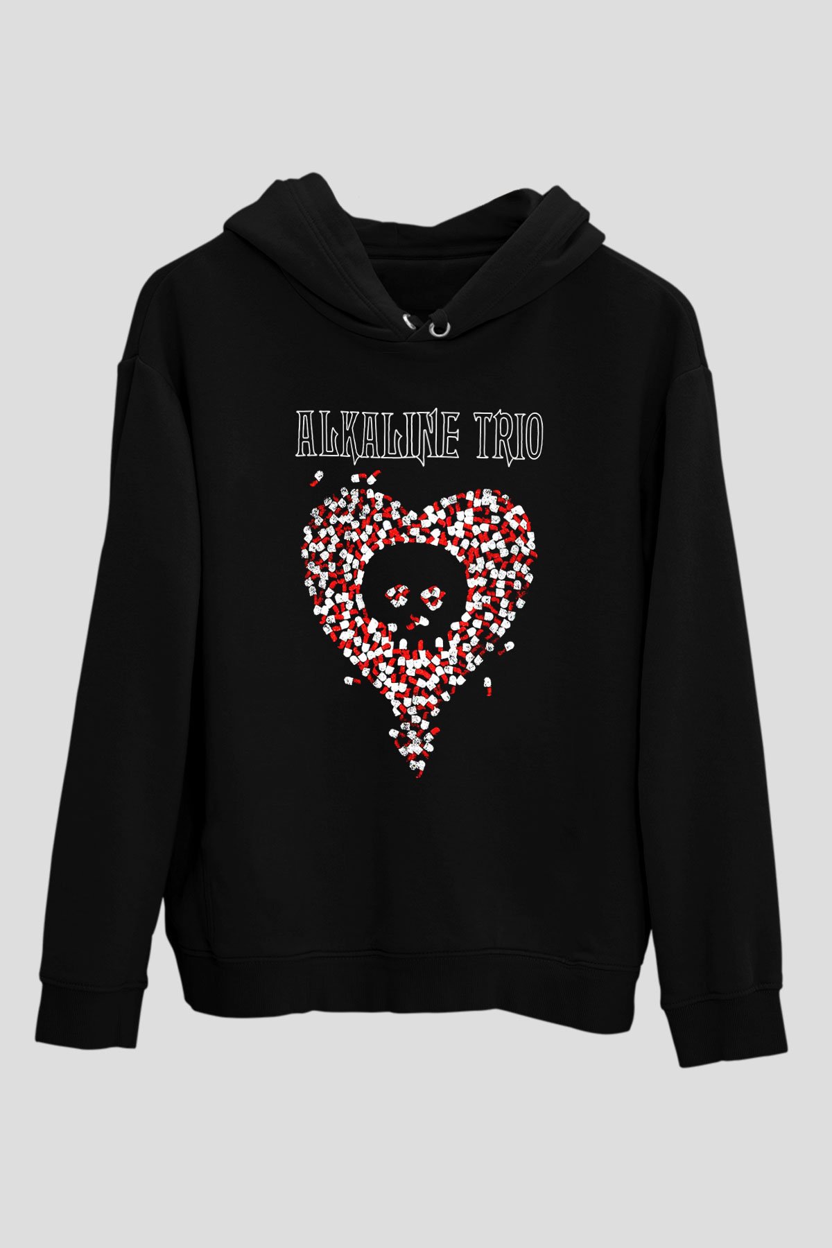 Alkaline Trio Siyah Unisex Hoodie