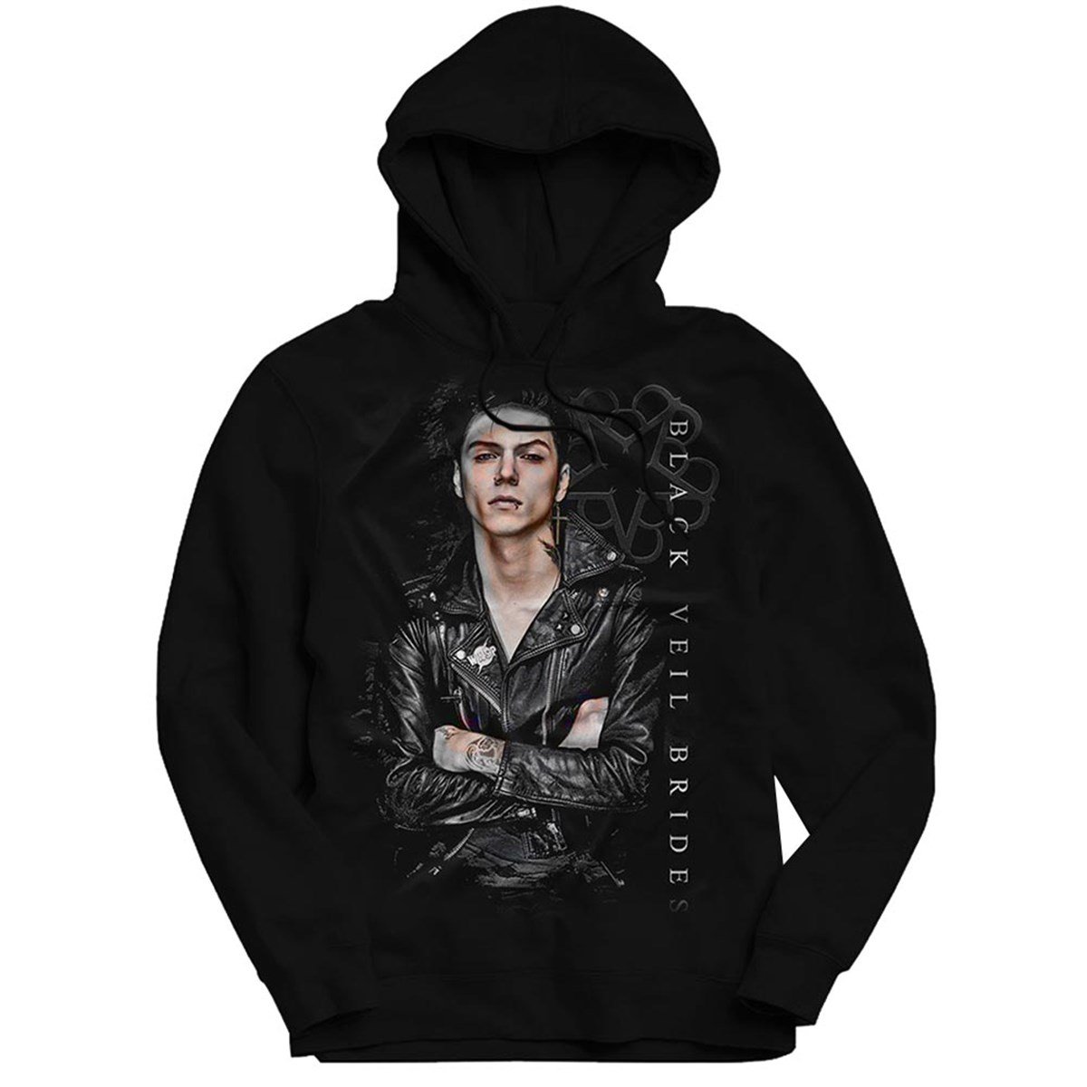 Andy Black Kap onlu Sweatshirt Hoodie Kap onlu FRCA330
