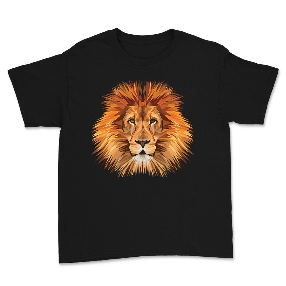 Aslan Baskılı Tasarım Unisex Tişört - Aslan T-Shirt