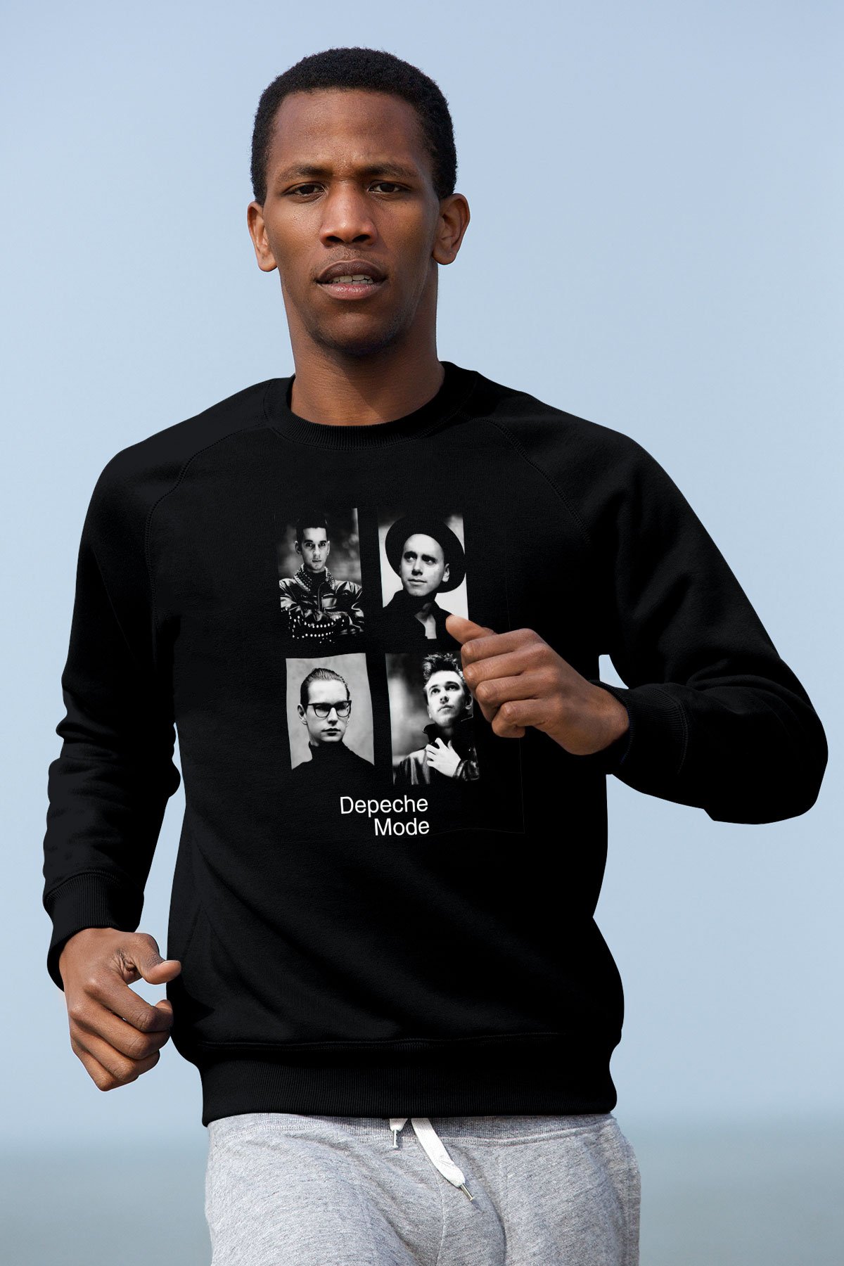 Depeche Mode Siyah Unisex Sweatshirt