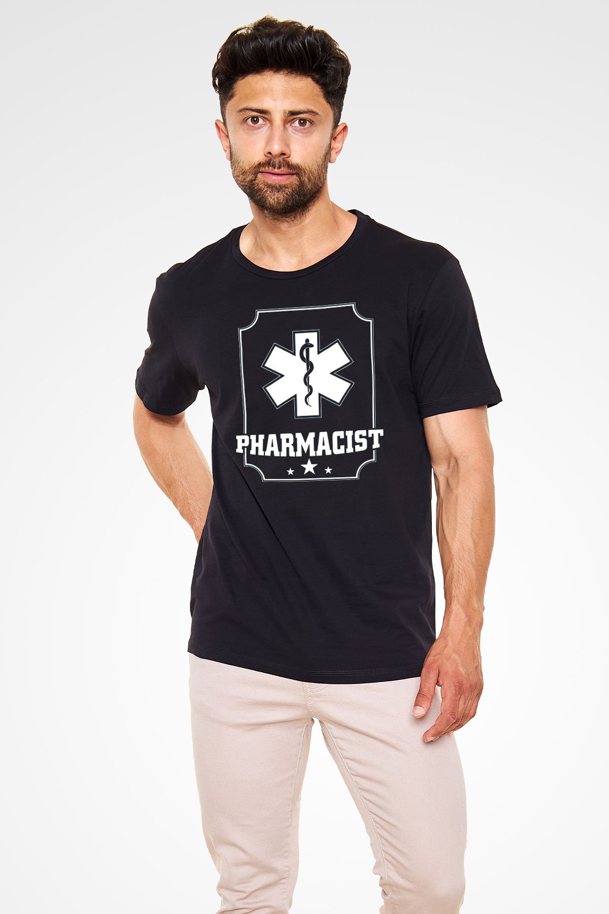 Eczacı Siyah Unisex Tişört T-Shirt - TişörtFabrikası