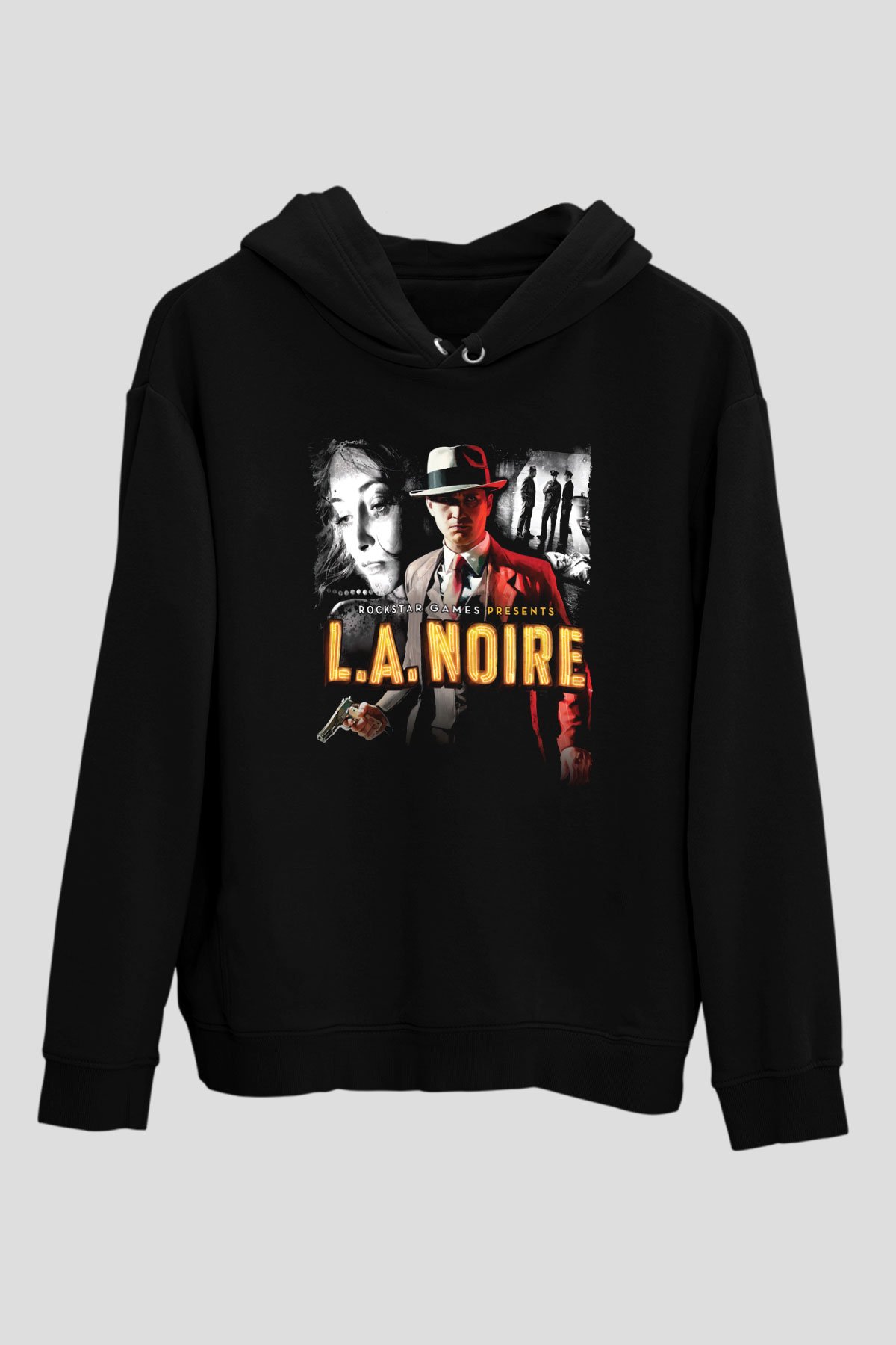 Hoodie noire deals