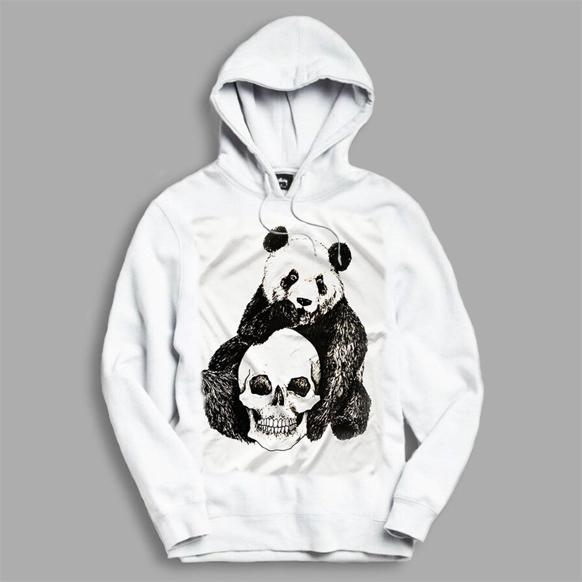 Panda Çocuk Kapşonlu Sweatshirt, Hoodie FCHAY725