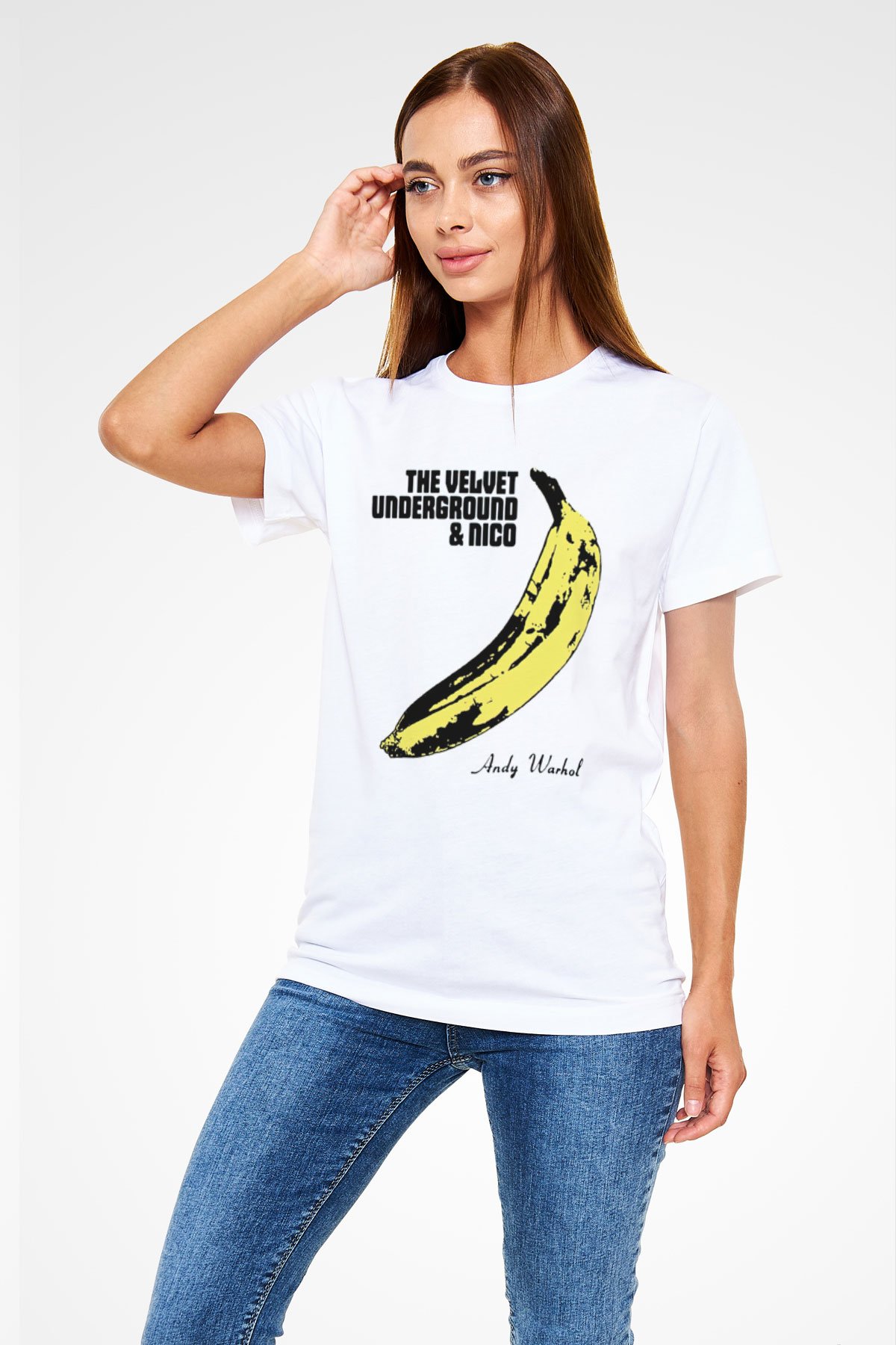 The Velvet Underground Beyaz Unisex Tişört T-Shirt - TişörtFabrikası