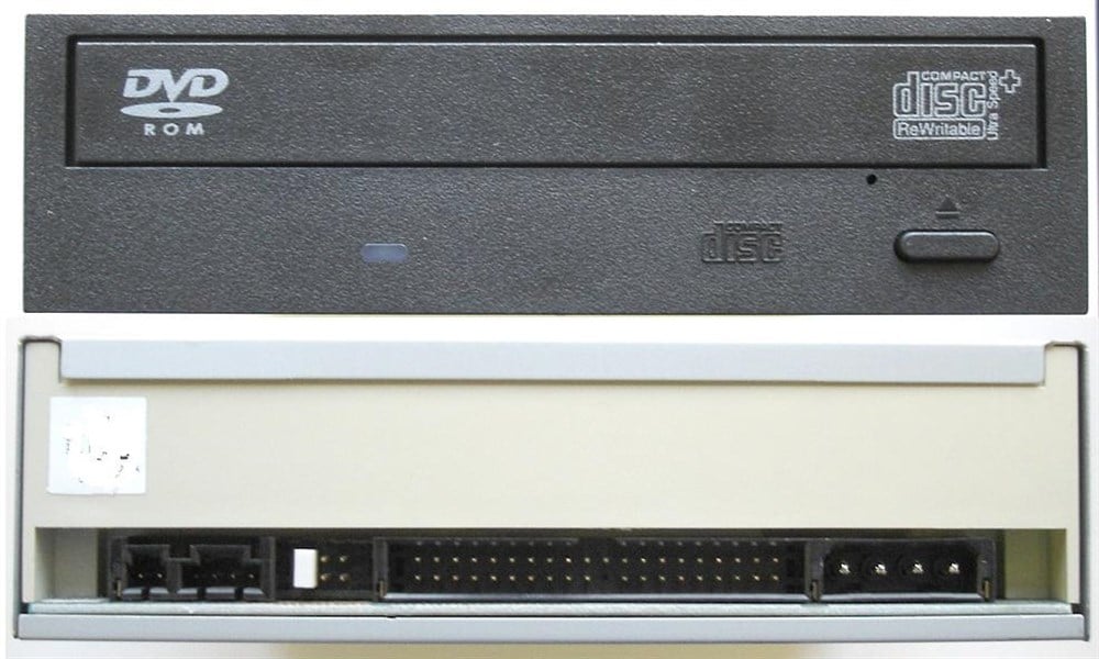 16x 24x 32x IDE DVD-RW Siyah Optik Sürücü