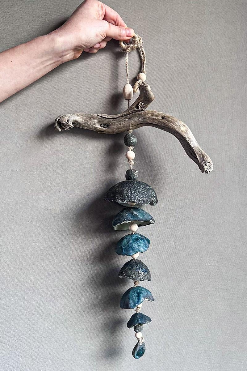 Lodos Handmade Ceramic Rustic Wind Chime - Refsan