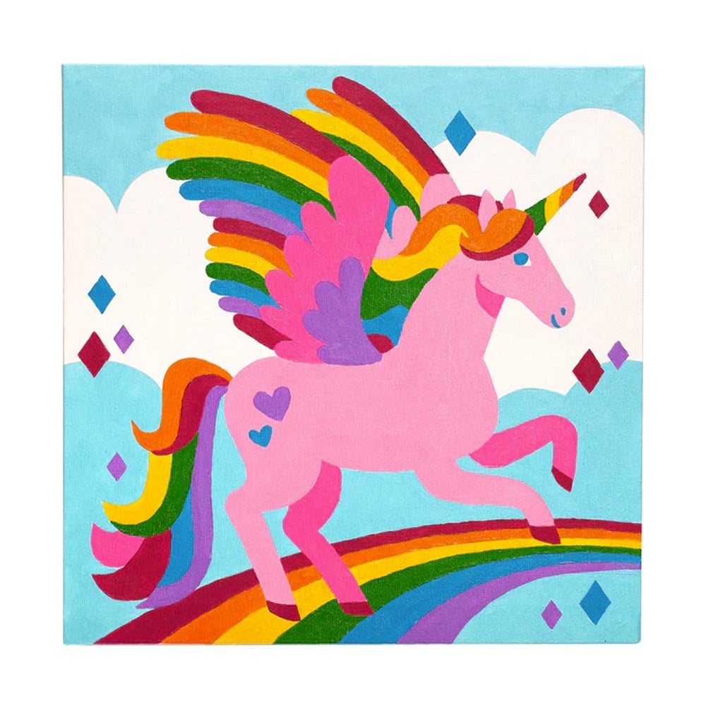 Ooly - Colorific Canvas Sayılarla Boyama - Magic Unicorn l Karavan Kids