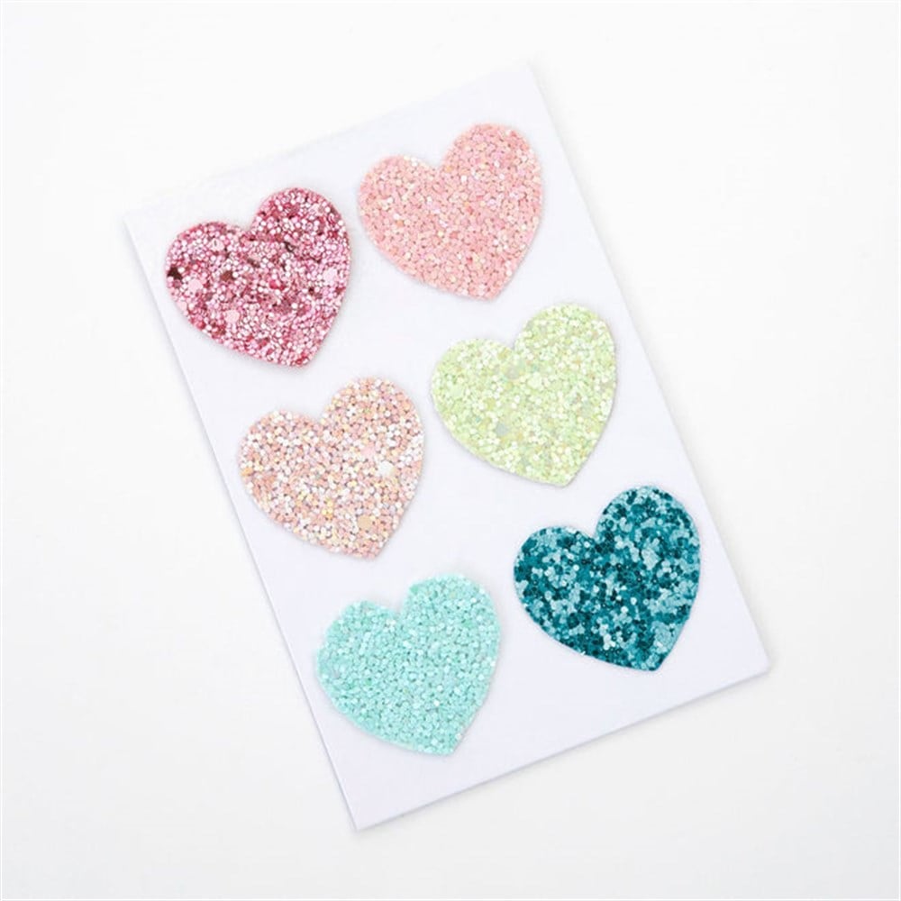 Meri Meri Glitter Heart Stickers
