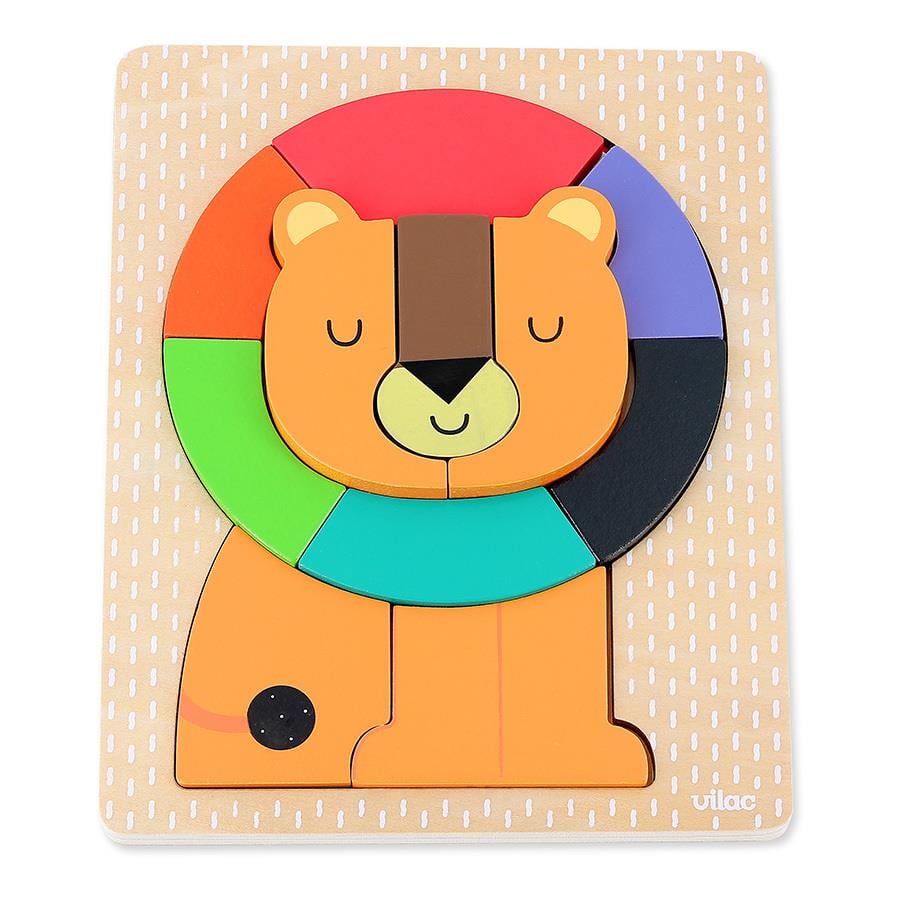 Vilac - Ahşap Puzzle - Aslan - 7411 | Karavan Kids