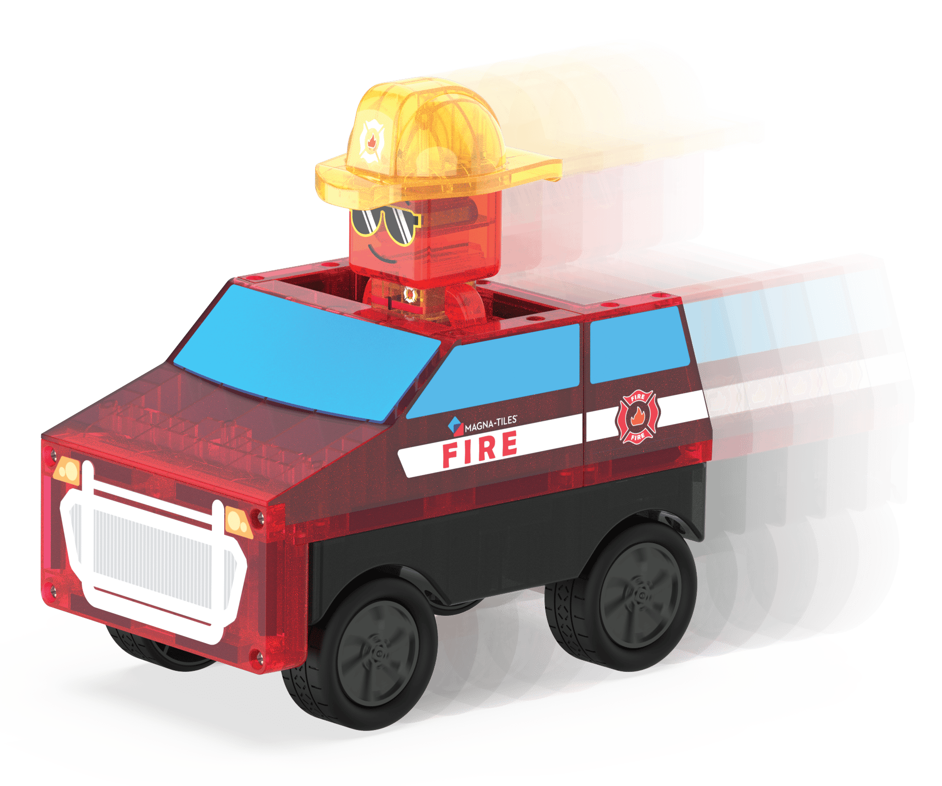 STUDIO ZUND （12枚組BOX ）/ MAGMA マグマ MAGNA-TILES® - Fire Rescue Manyetik Bloklar - 27 Parça - 252027FR