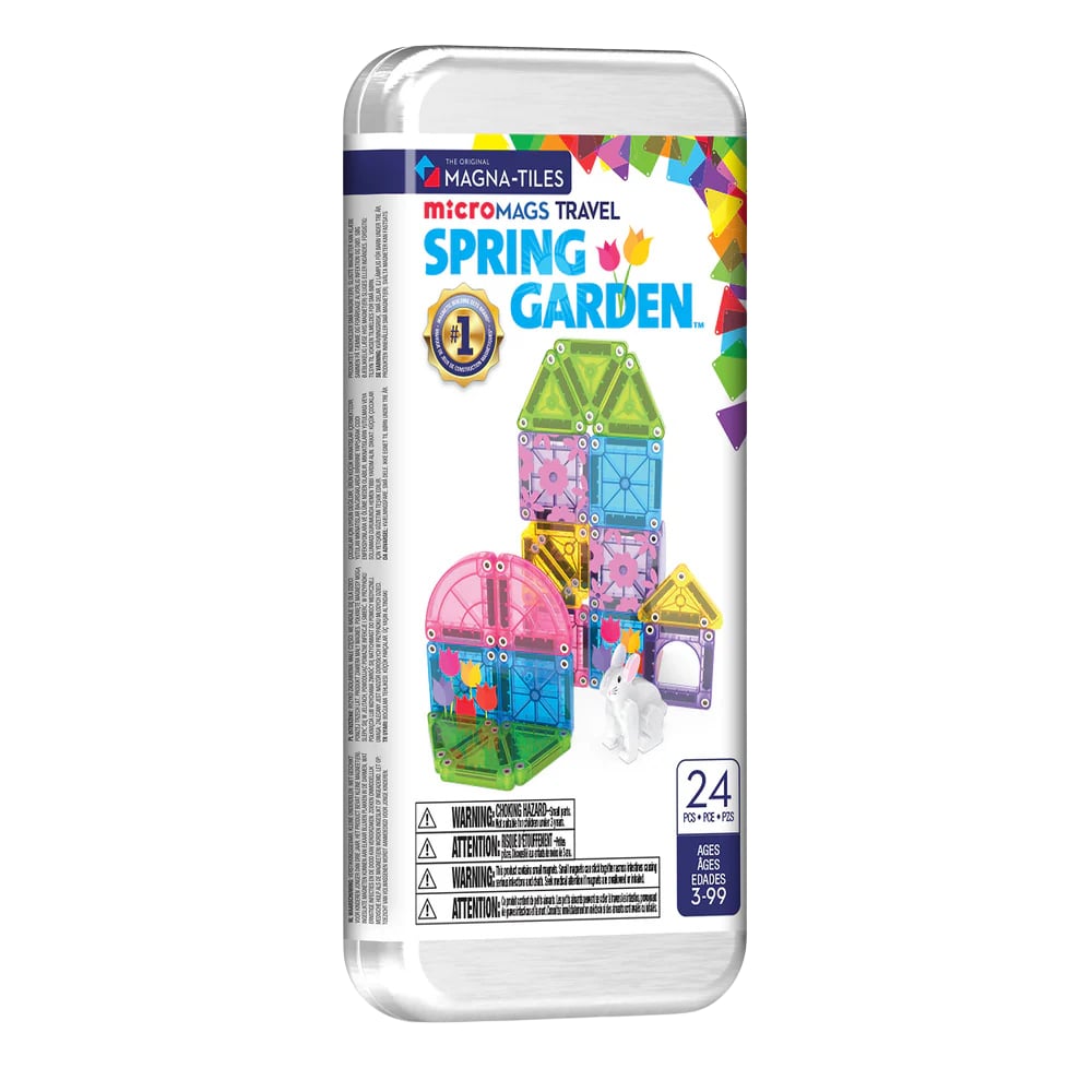 212MAG 10冊セット MAGNA-TILES® - Travel Set - Bahar Bahçe Seti Manyetik Bloklar - 24