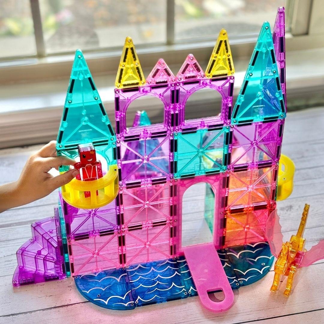 MAGNA-TILES® - Castle DLX - Prenses Şatosu Manyetik Bloklar - 48