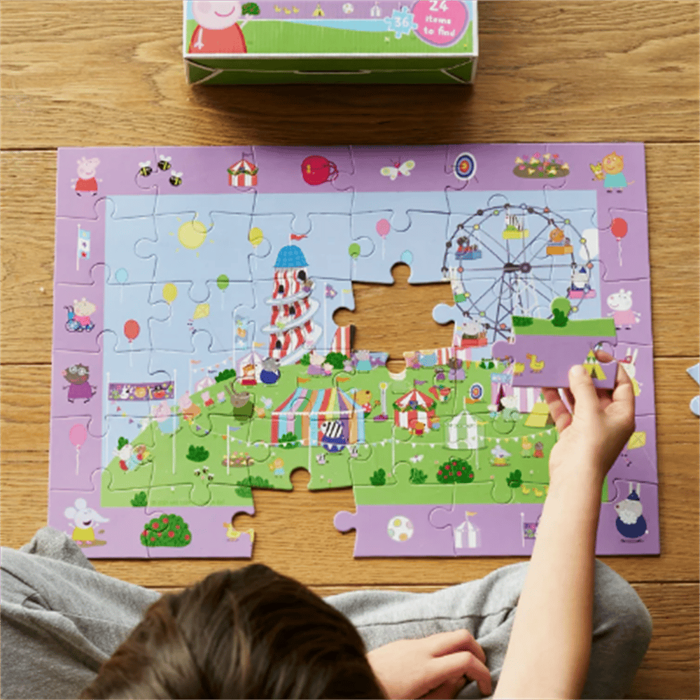 Peppa Pig - Look & Find Puzzle: Children's Festival - 36 Parçalı Yapboz ve  Gözlem Oyunu