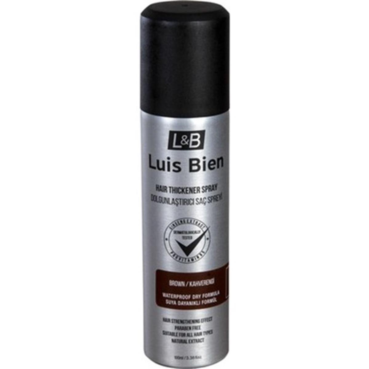 Luis Bien Hair Fiber Dolgunlaştırıcı Saç Spreyi Siyah 100ml