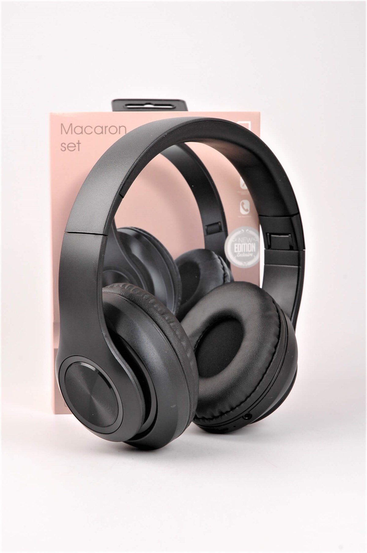 Siyah Macaron Bluetooth Kulaklık P33