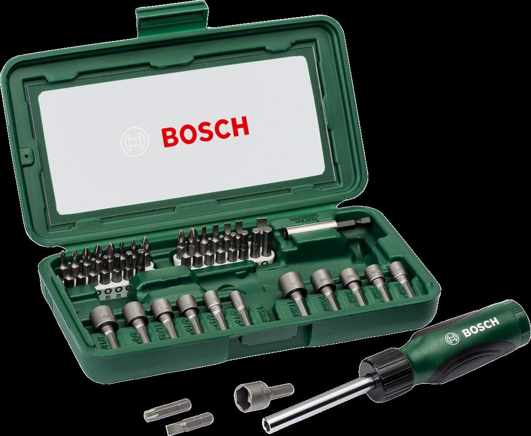 Bosch - 46 Parça Tornavidalı Vidalama ve Lokma Ucu Seti | LastikTR.com