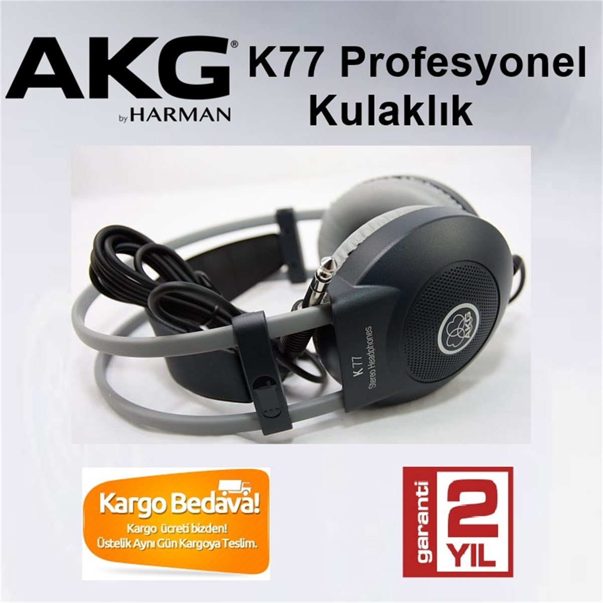 Akg K77 Stereo Stüdyo Kulaklık Fiyatı ve Özellikleri