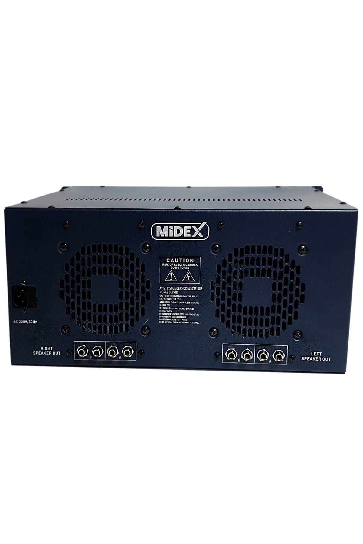 Midex MC-5004 Küp Mikser Anfi 4 Çıkışlı Amfi 2000 Watt (4x500W)