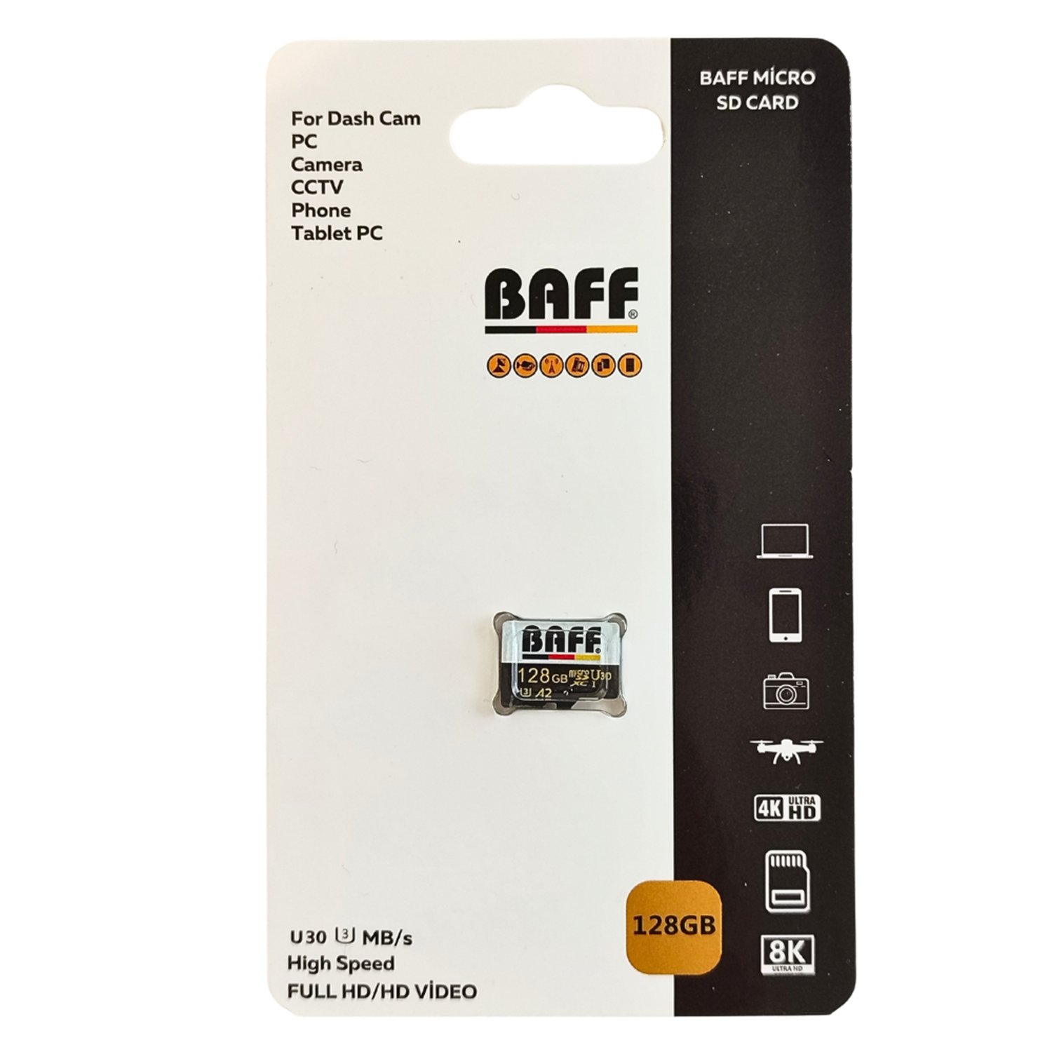 BaffMicro SD KartlarBaff 128 GB High Speed Micro SD Kart