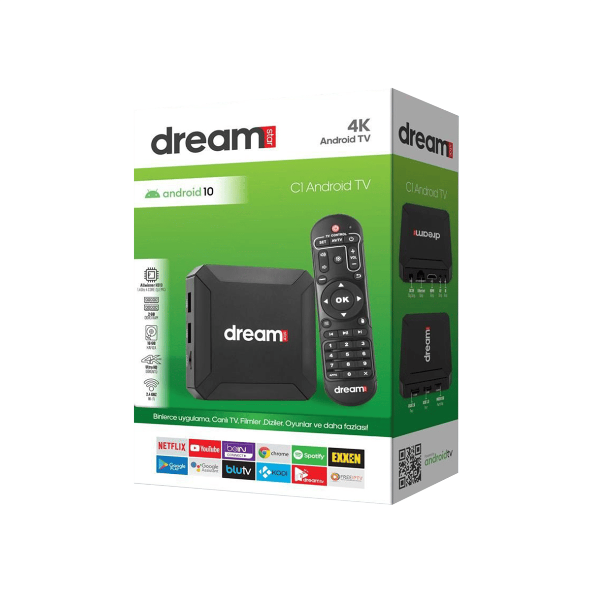 Dreamstar C1 4K Android Tv Box