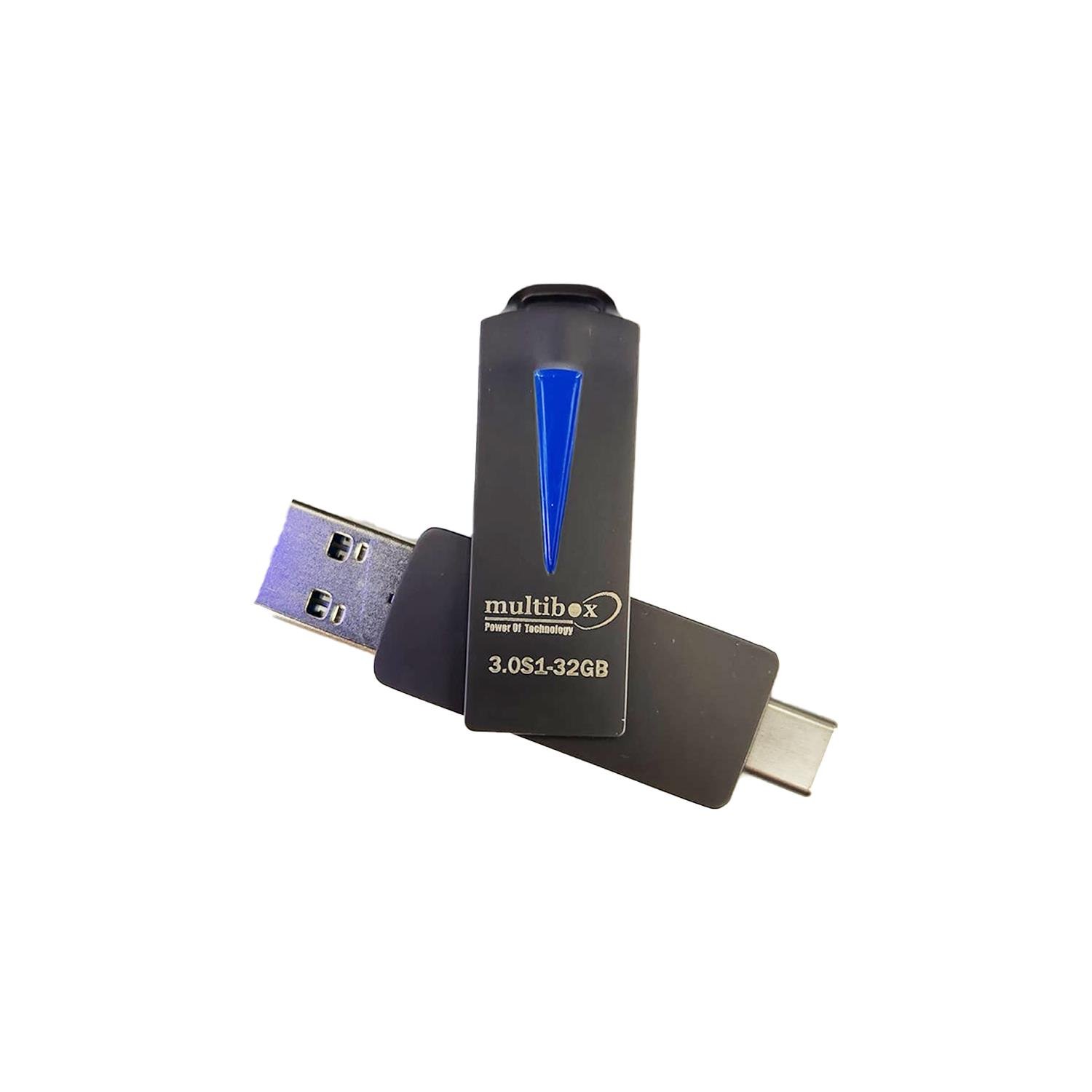 MultiboxUSB Flash BellekMultibox 32 GB USB3.0 Type-C Flash Bellek