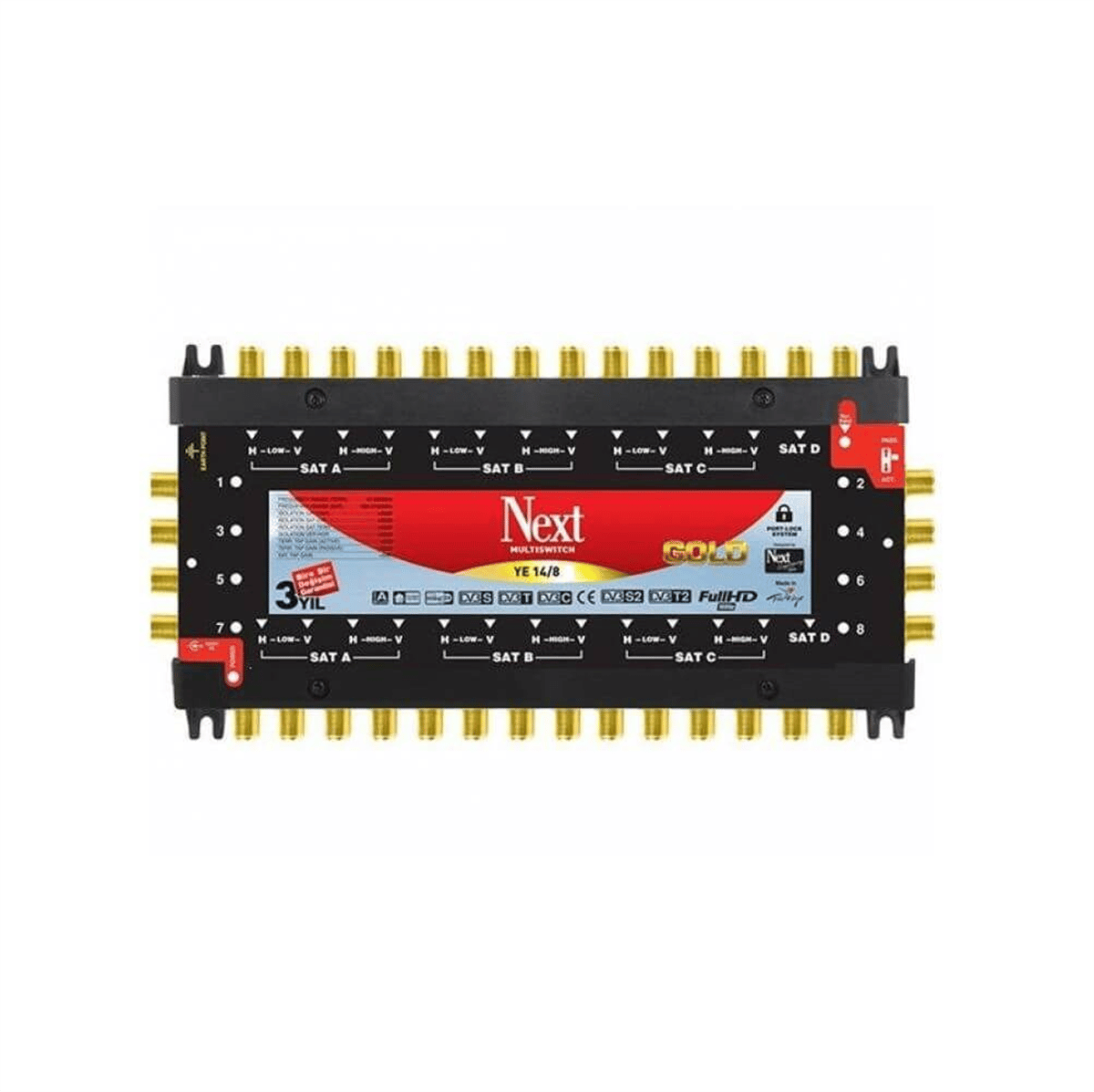 Next NextstarNext (Santral) MultiswitchNext YE-14/8 Kaskatlı Uydu Santral MultiSwitch