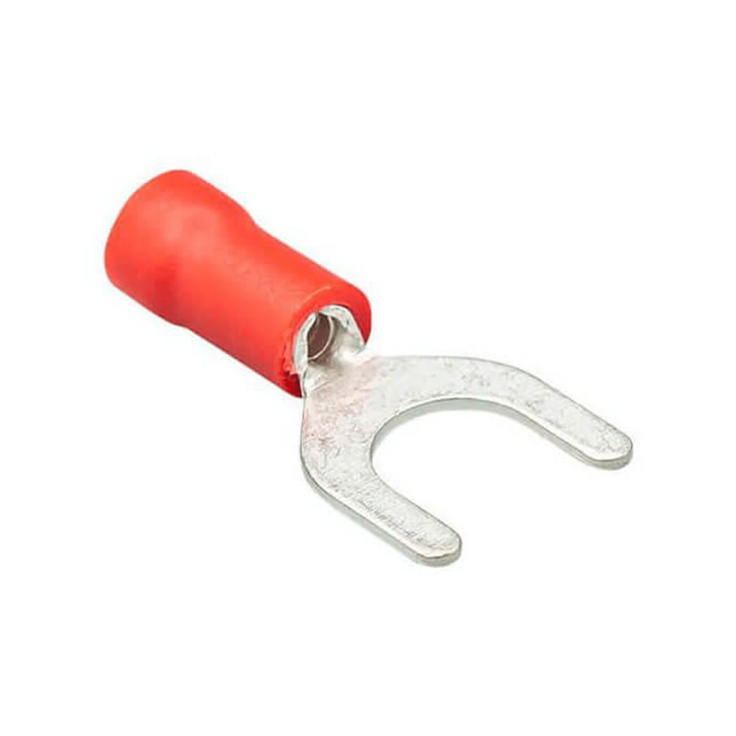 StrongerKablo Pabuç ÇatalStronger 100 Adet Çatal 0.5 - 1.5 mm2 M4 Kırmızı İzoleli Kablo Pabuç