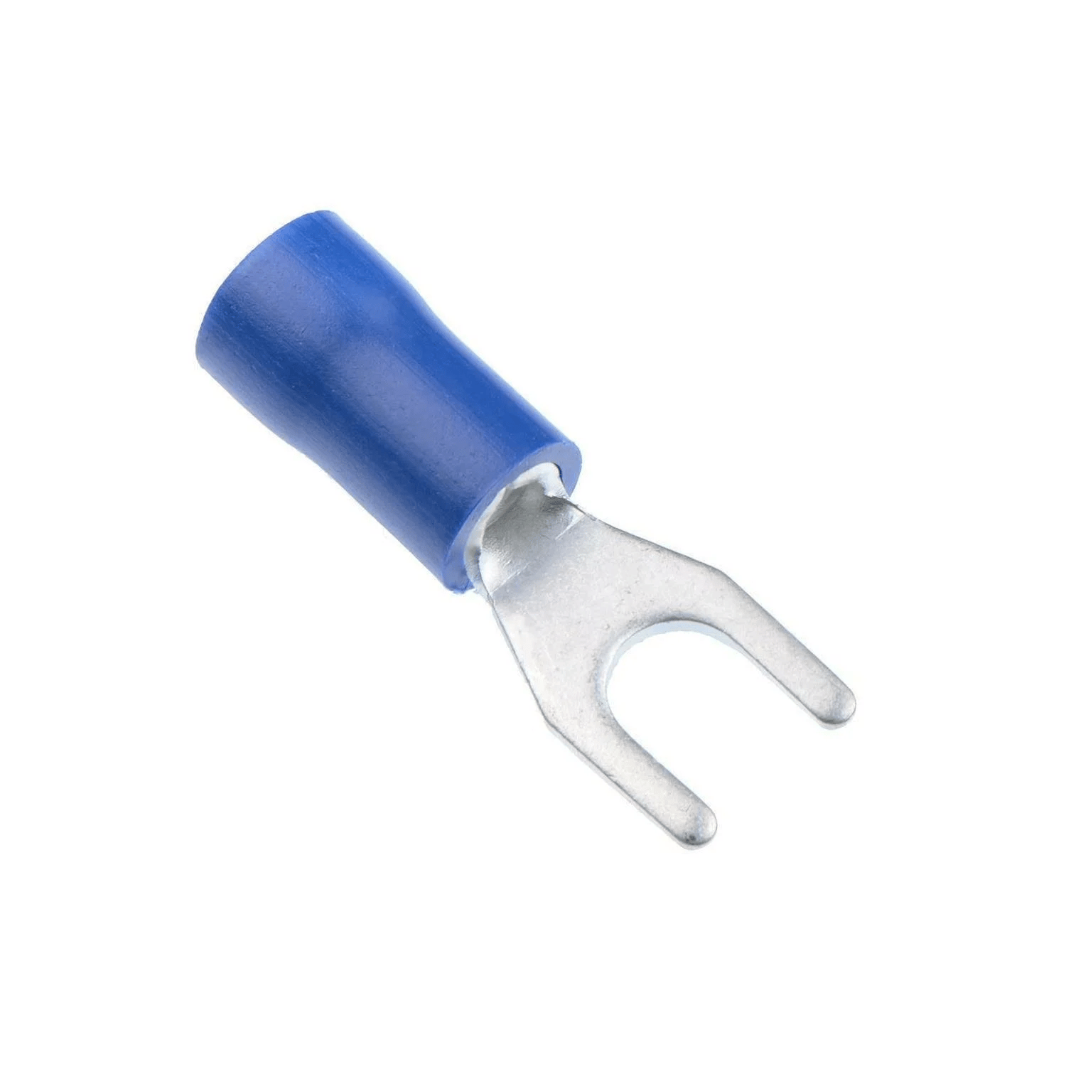 StrongerKablo Pabuç ÇatalStronger 100 Adet Çatal 1.5 - 2.5 mm2 M4 Mavi İzoleli Kablo Pabuç