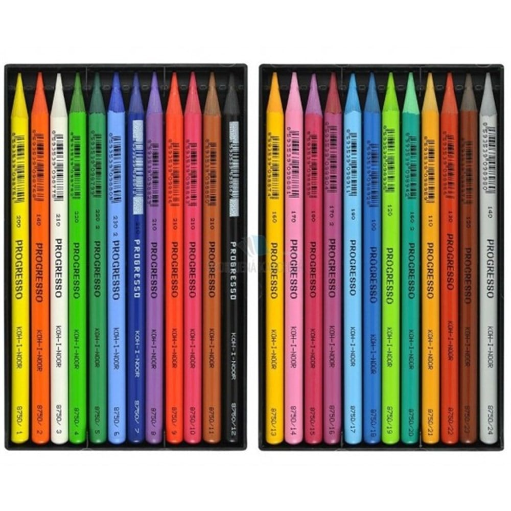Koh-I-Noor : Polycolor : Artist Colored Pencils 3824 : Set Of 24 : Portrait