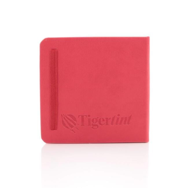 Tigertint Hard Cover Sketchbook 140 g 12x12 cm 80 Sheets Red