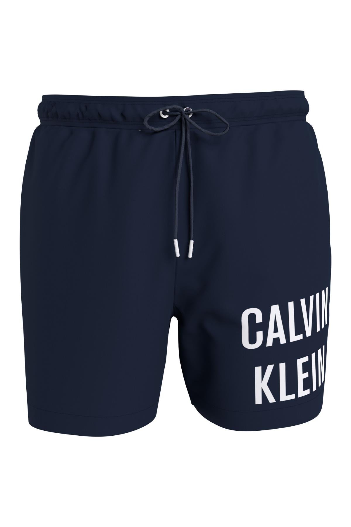 Calvin Klein Medium Drawstring Erkek Deniz Şortu | KM0KM00794DCALacivert |  kuzeybrands.com