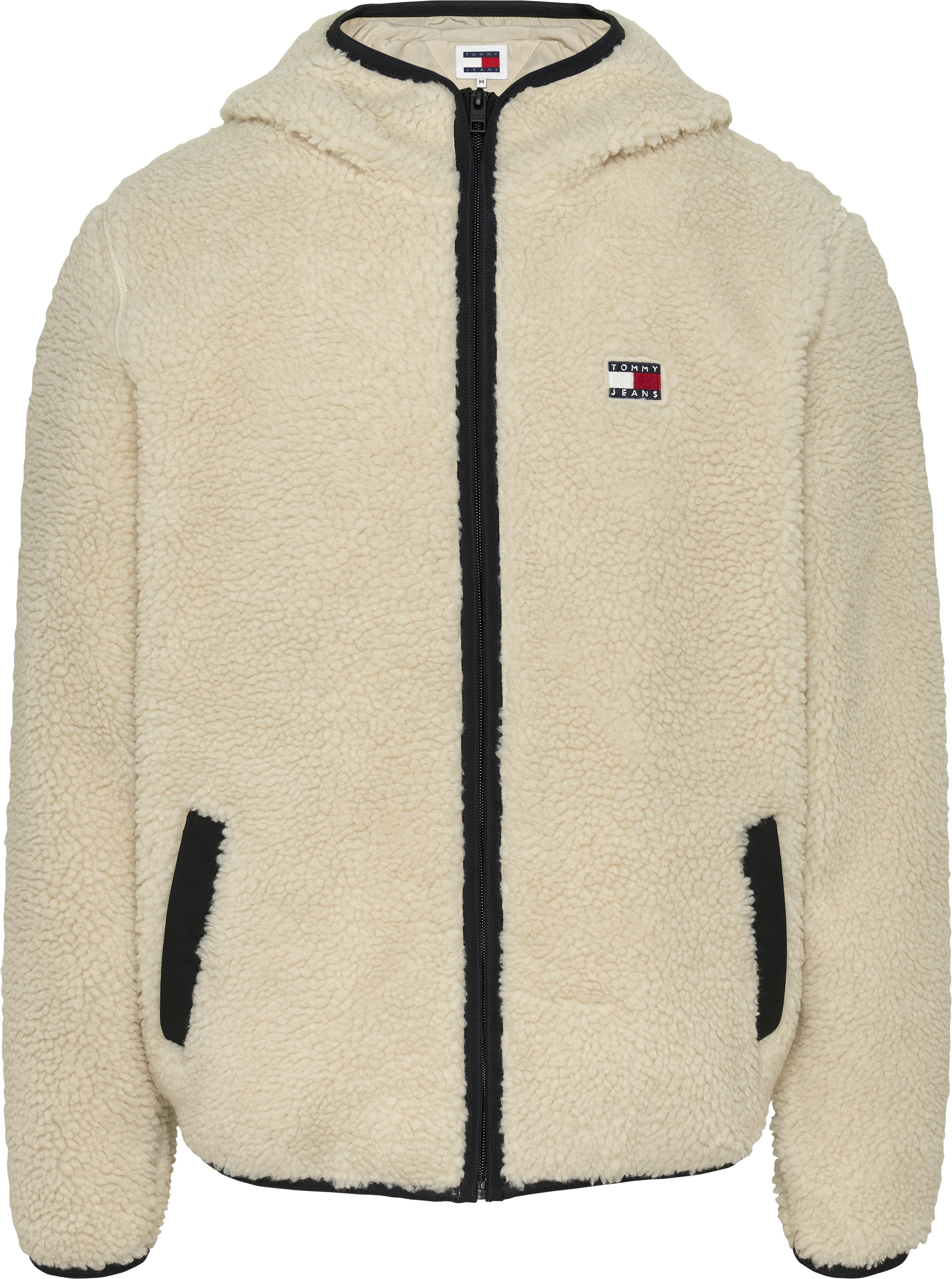 Tommy Badge Tommy Hilfiger Sherpa Zip Thru Hoodie TOMMY HILFIGER