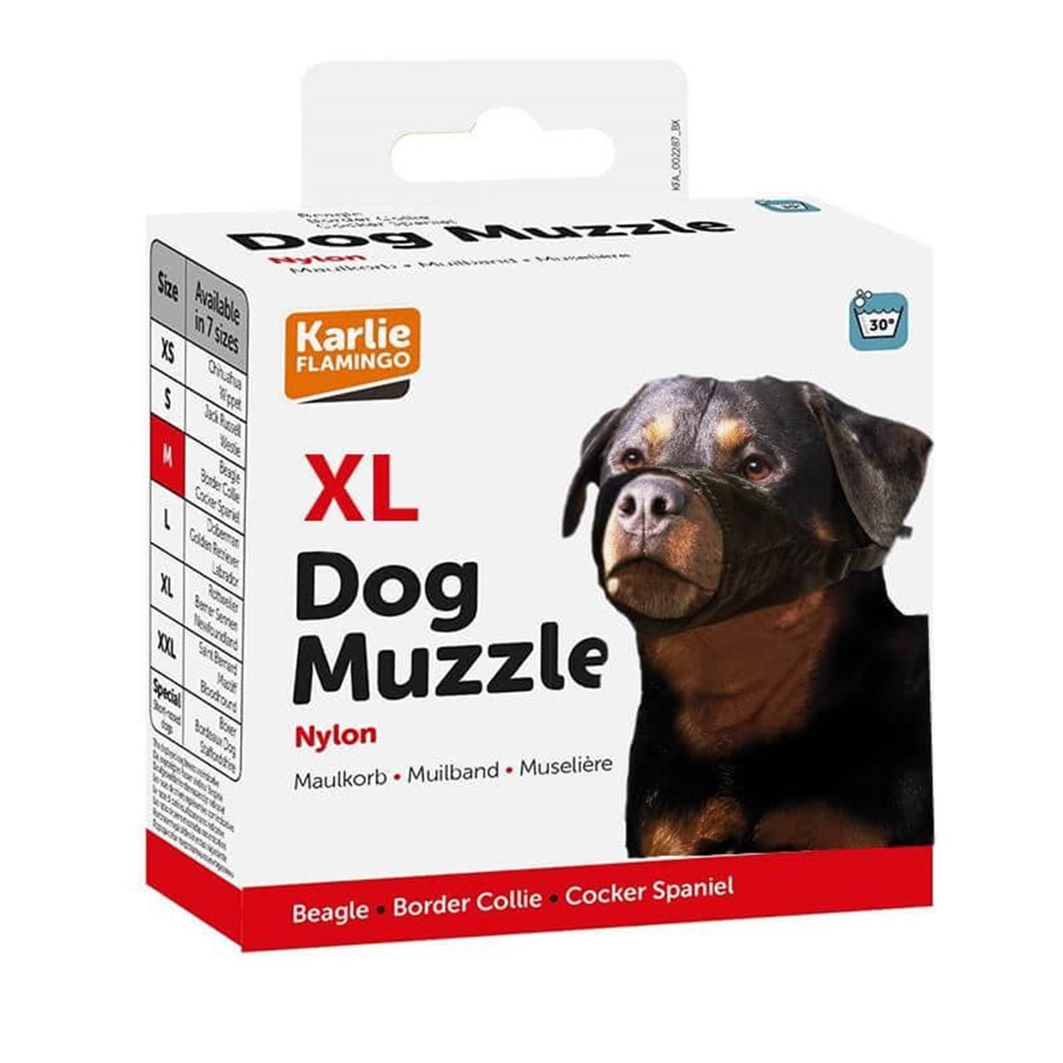 444.dogs専用 Karlie Ayarlanabilir Naylon Köpek Ağızlığı XL – Güvenli ve Rahat