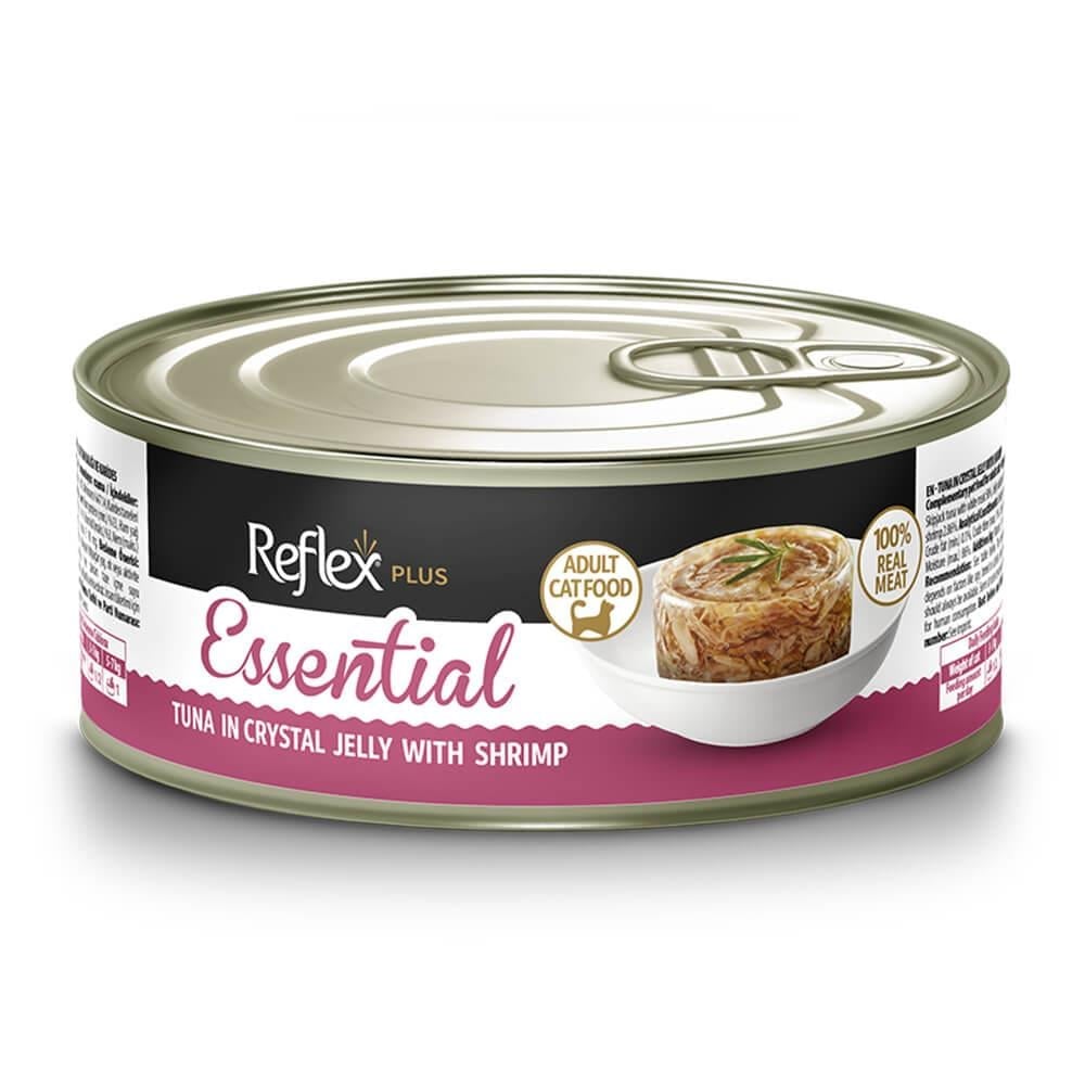 Reflex Plus Essential Ton Balığı Karidesli Jelly Kedi Konservesi