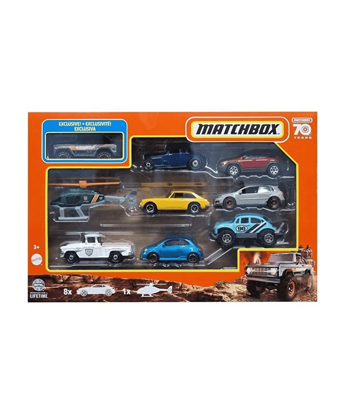 Matchbox Dokuzlu Araba Seti X7111 HKY05