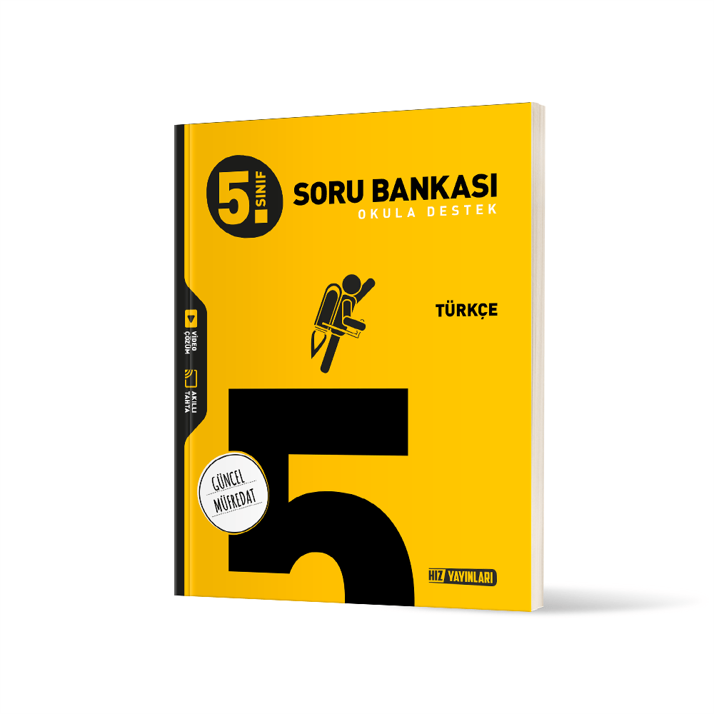 Hız Yayınları 5.Sınıf %100 Yeni Müfredat TÜRKÇE SORU BANKASI
