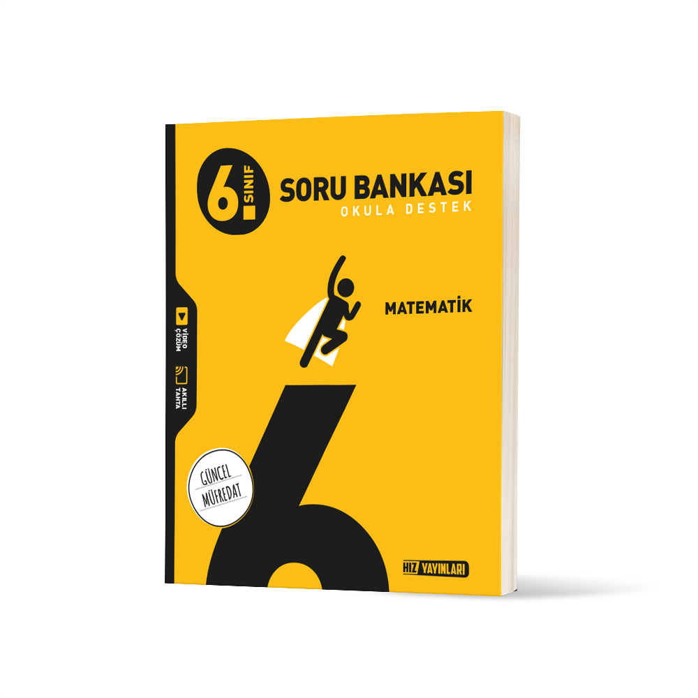HIZ YAYINLARI 6.SINIF %100 YENİ MÜFREDAT MATEMATİK SORU BANKASI