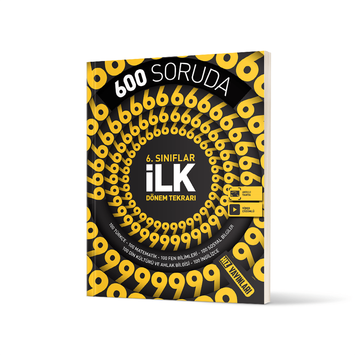 600 Soruda 6. Sınıflar İlk Dönem Tekrarı - Hız Yayınları