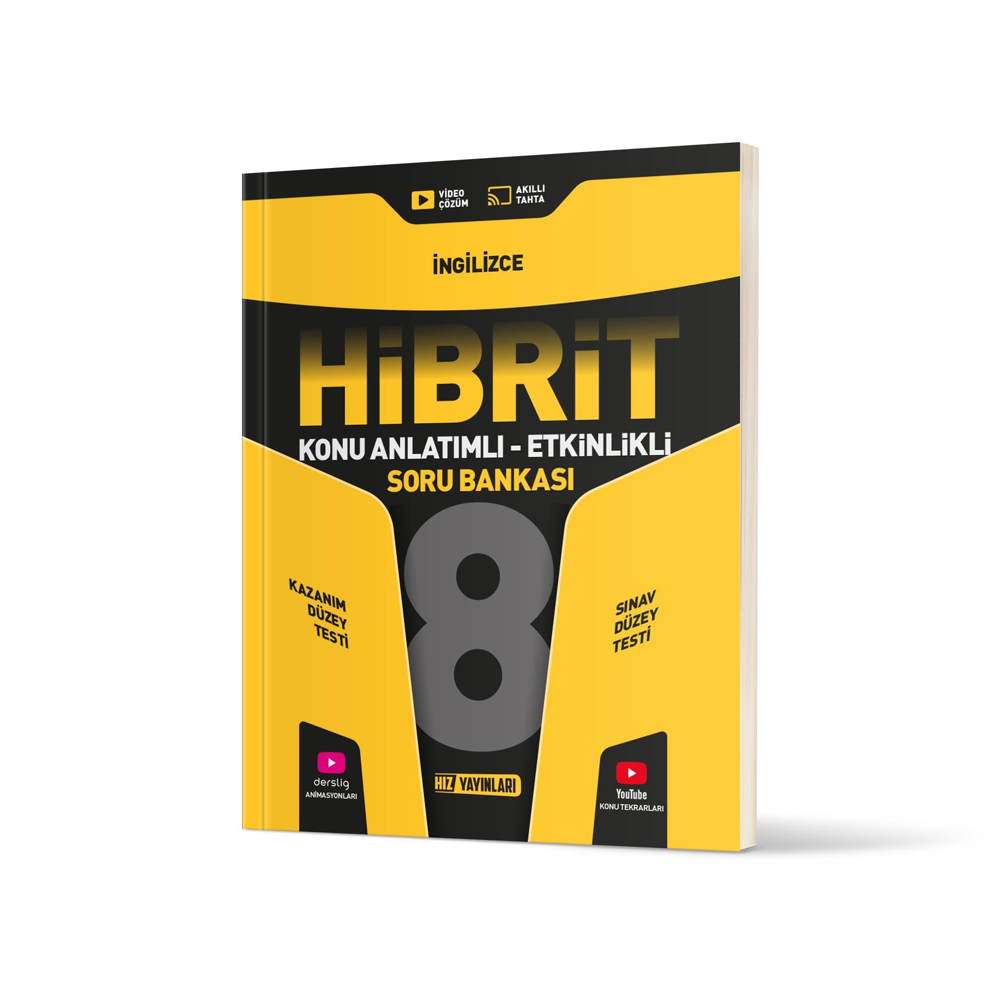 HIZ YAYINLARI 8.SINIF LGS HAZIRLIK HİBRİT İNGİLİZCE SORU BANKASI