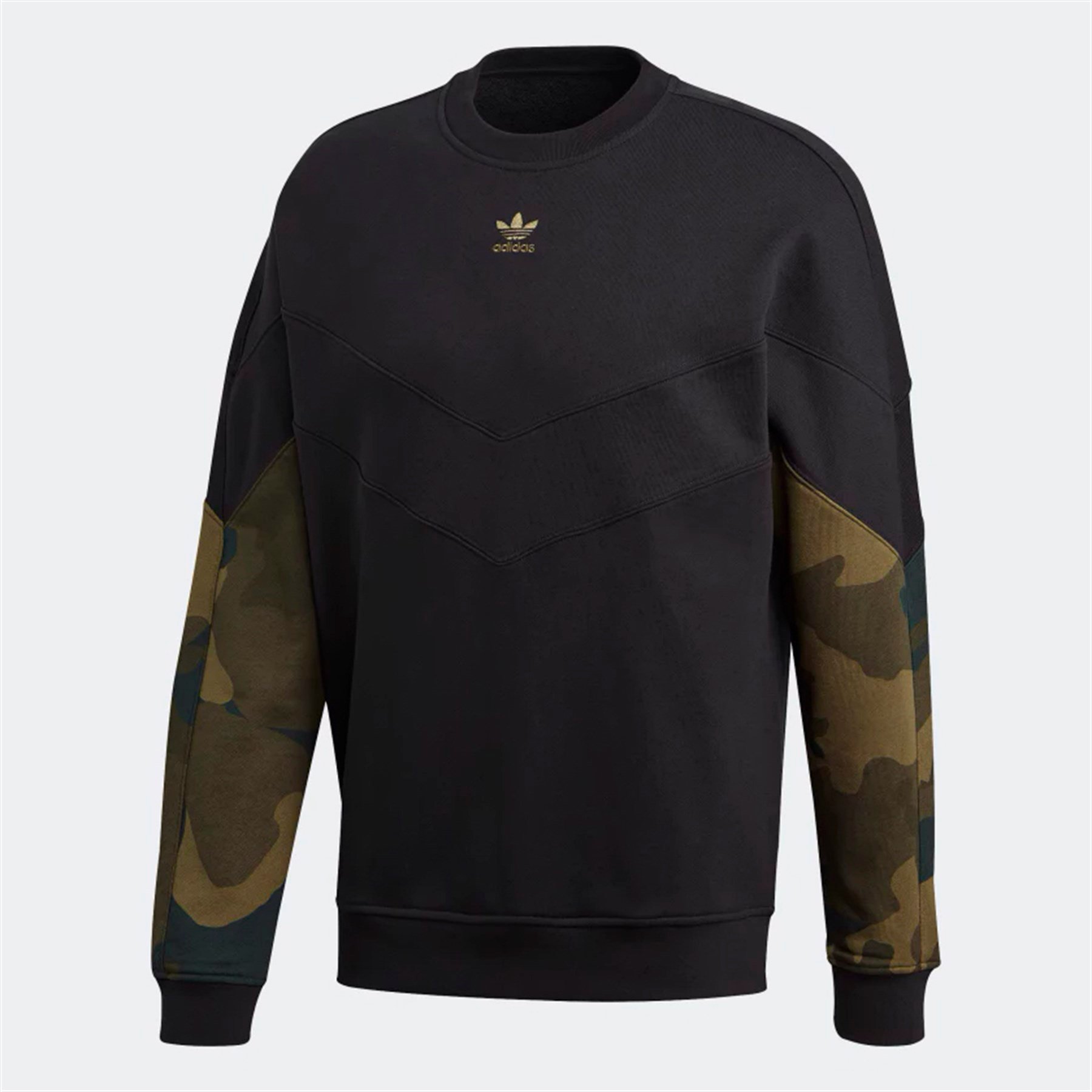 Adidas originals camo crew deals