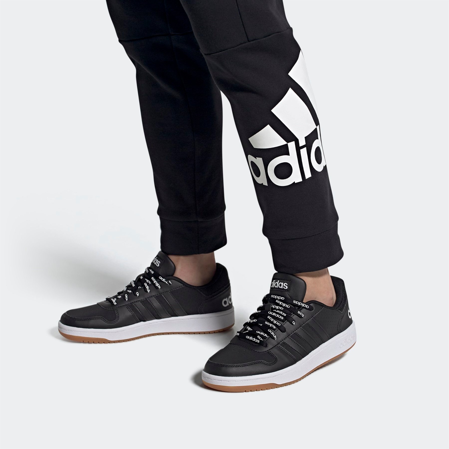 Adidas Erkek Gunluk Spor Ayakkab Hoops 2.0 Fw4480 HOOPS 2.0