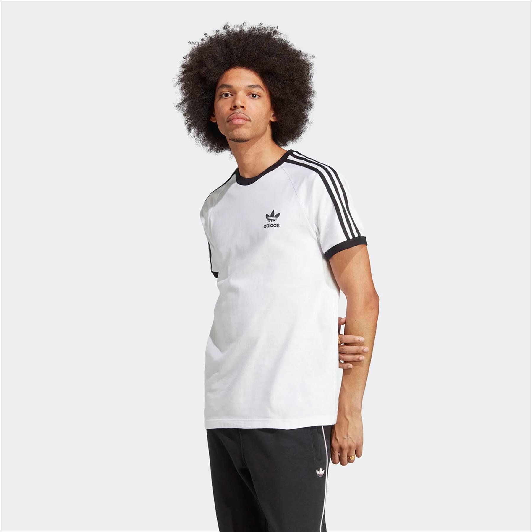 Adidas Erkek Günlük T-Shirt 3-Stripes Tee Ia4846