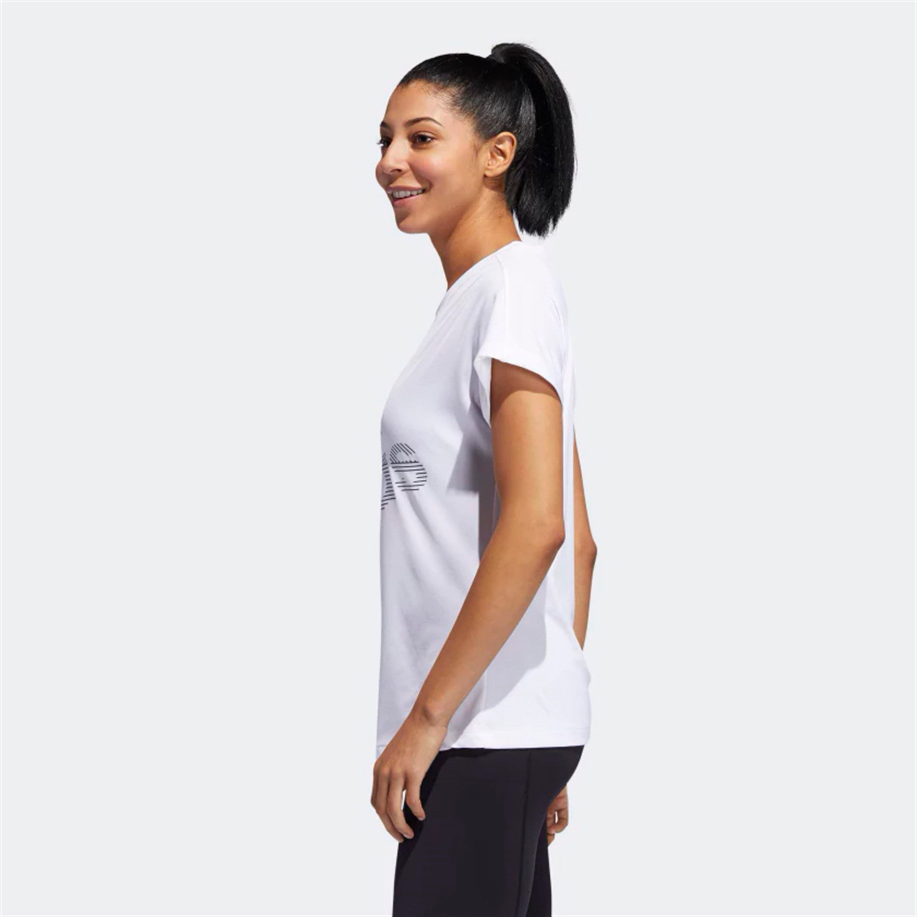 Adidas Kad n Gunluk Giyim T Shirt Eb4501 Ss Bos Logo Tee