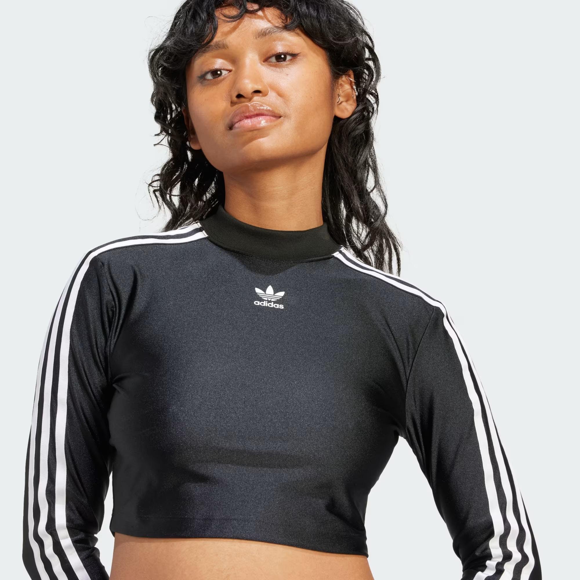 Cropped adidas shirt hotsell