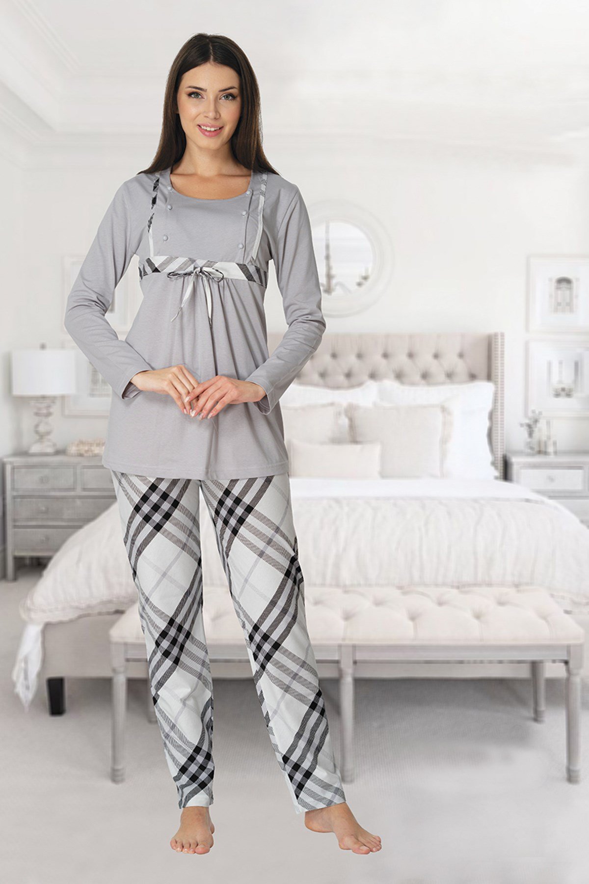 Effortt 3045 Maternity Nursing Pajamas