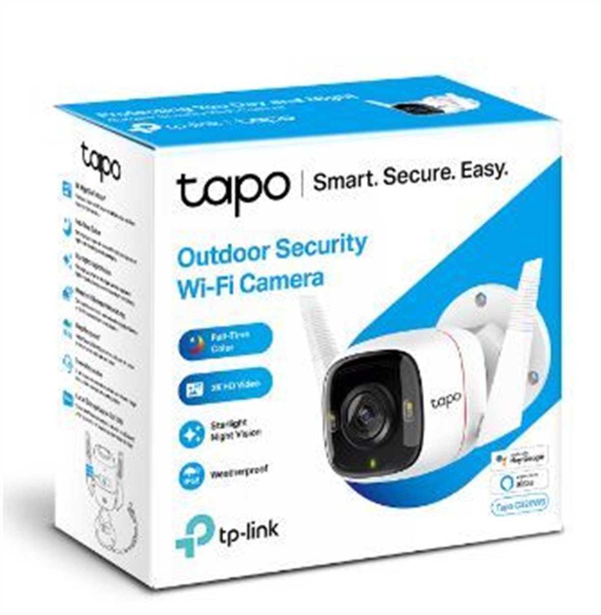 TP-LINK Outdoor Security Wi-Fi Camera TAPO-C320WS