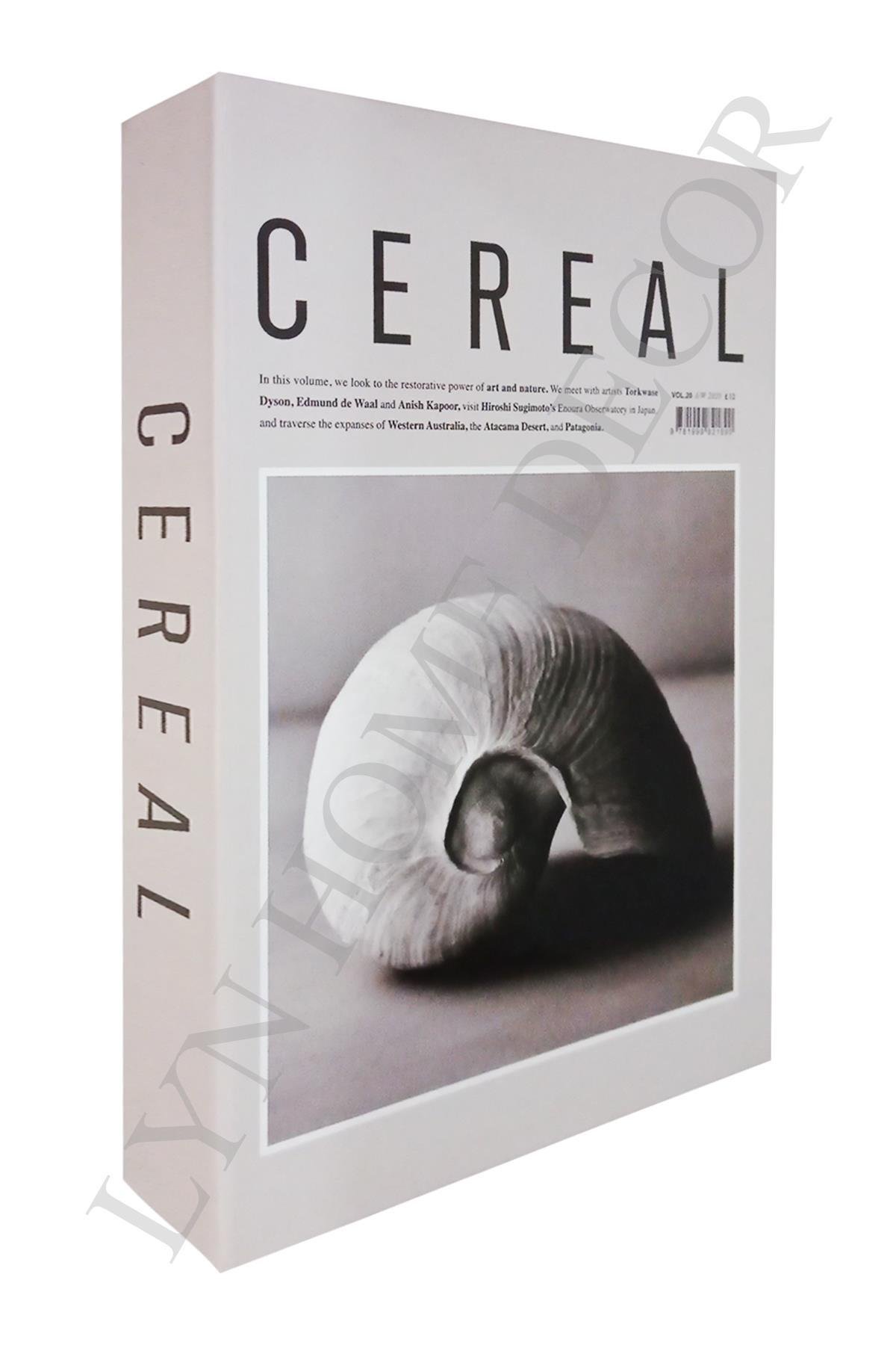 Cereal SALYANGOZ Art And Nature Dekoratif Kitap Kutu