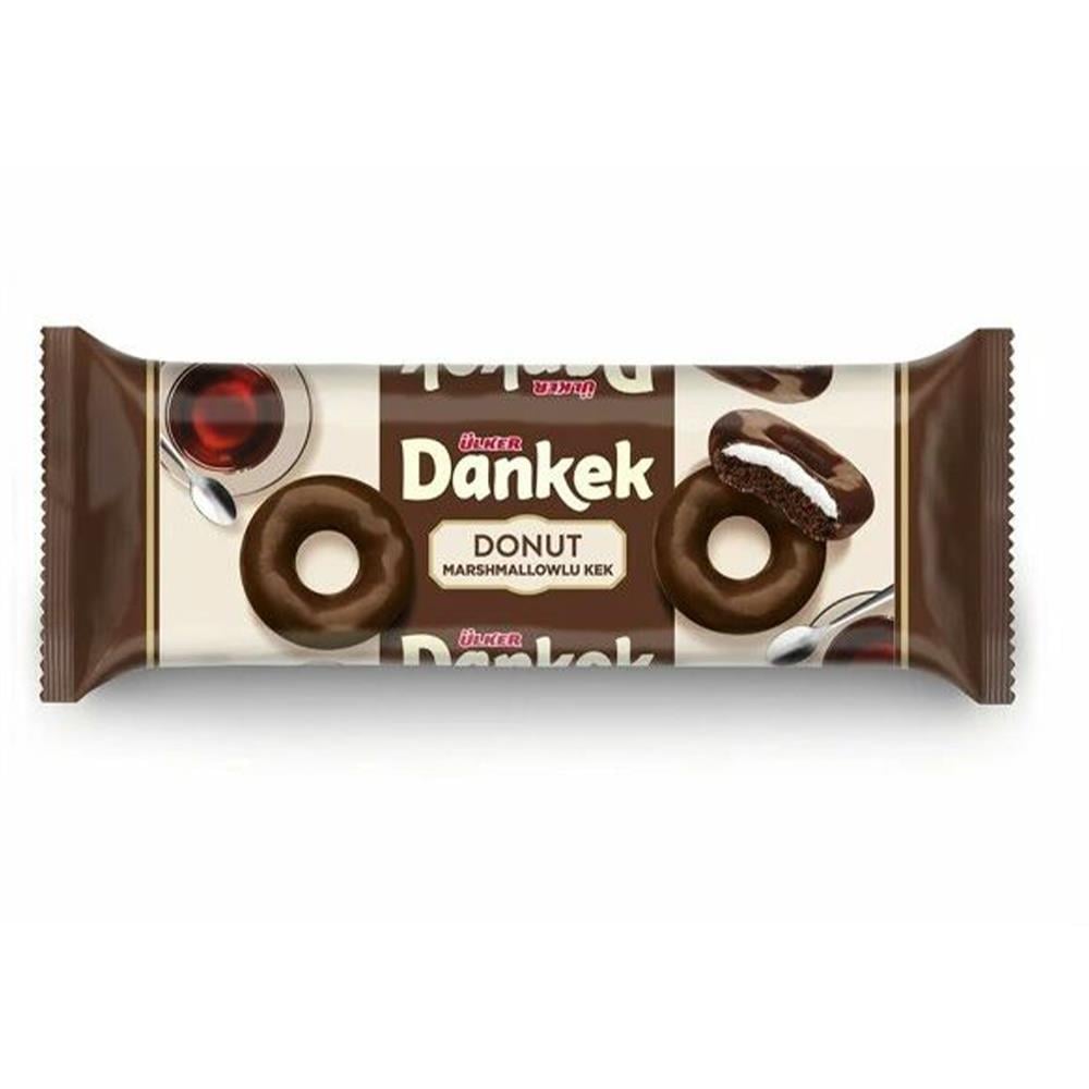 ÜLKER DANKEK DONUT MARSHMALLOWLU ÇİKOLATILI KEK 27 GRBATON KEKÜLKER0103309